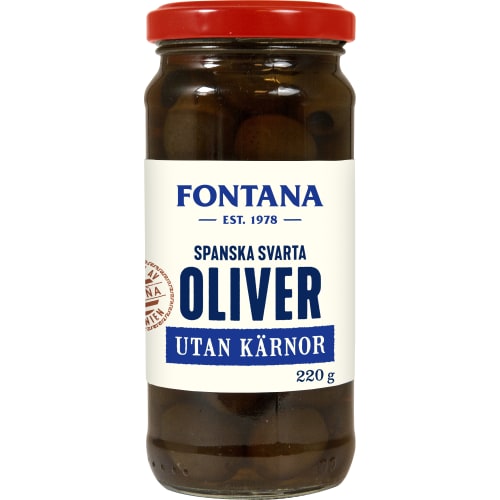 Svarta Oliver Spanska Utan Kärnor