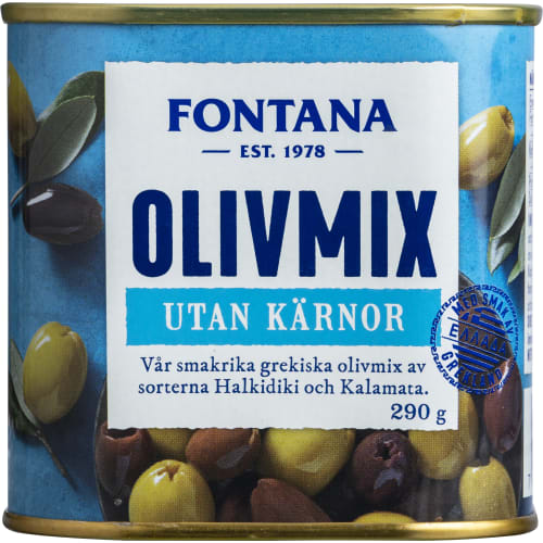 Olivmix Halkidiki & Kalamata Utan Kärnor