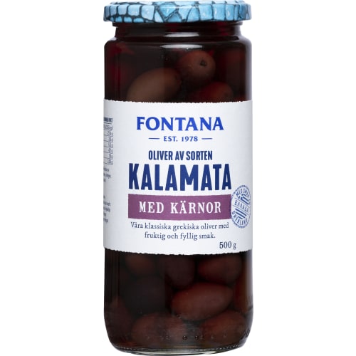 Kalamata Oliver med Kärnor