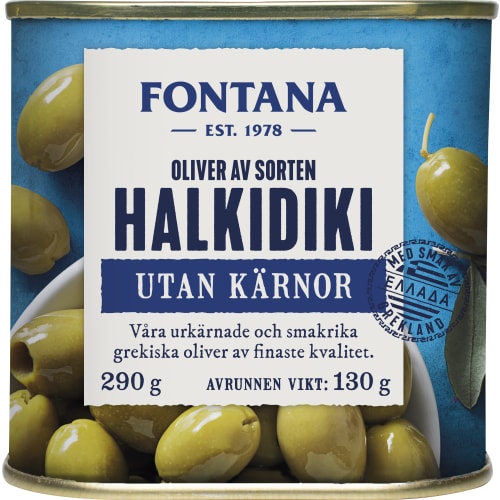 Halkidiki Oliver Utan Kärnor