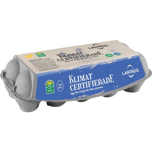 Ägg 10p Klimat Frigående Utomhus Medium/large
