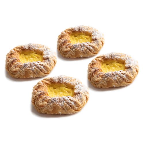 Wienerbröd med Vaniljkräm Glasyr