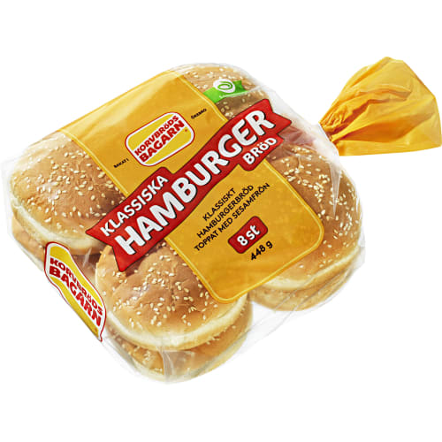Hamburgerbröd 8-pack
