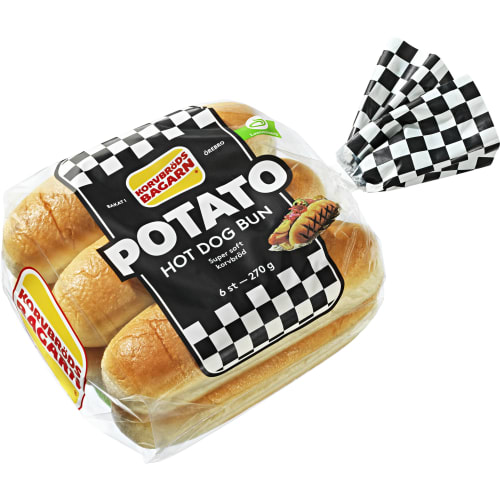 Hot Dog Buns Potato 6-pack