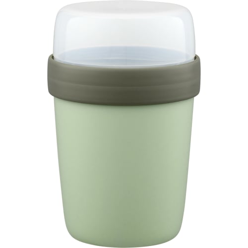 Yoghurtbägare Grön 400ml +180ml i Lock