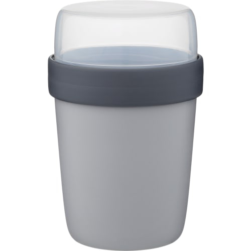 Yoghurtbägare Grå 400ml +180ml i Lock