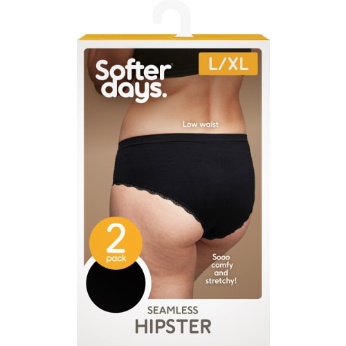 Hipster Seamless Svart Spets L/xl