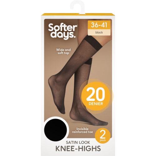 Bas Knee-high 20den Black One Size