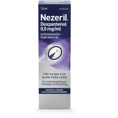 Nezeril Dexpantenol 0,5mg/ml Nässpray