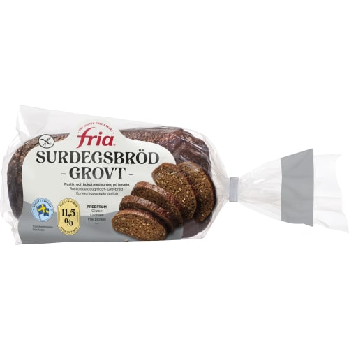 Surdegsbröd Grov Glutenfri Fryst