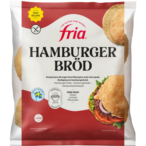 Hamburgerbröd Frysta/4-pack