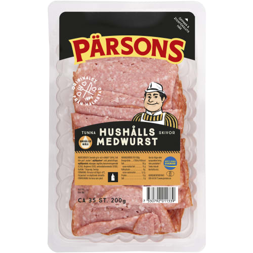Hushålls Medwurst Skivad