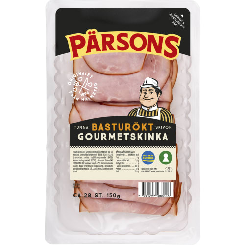 Gourmetskinka Basturökt Skivad