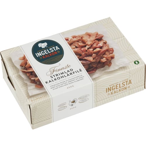 Kalkonlårfilé Strimlad Fryst