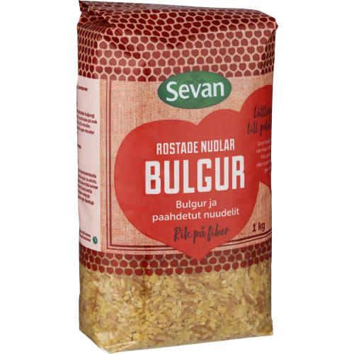 Bulgur Grov med Rostade Nudlar