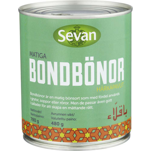 Bondbönor Stora Bruna