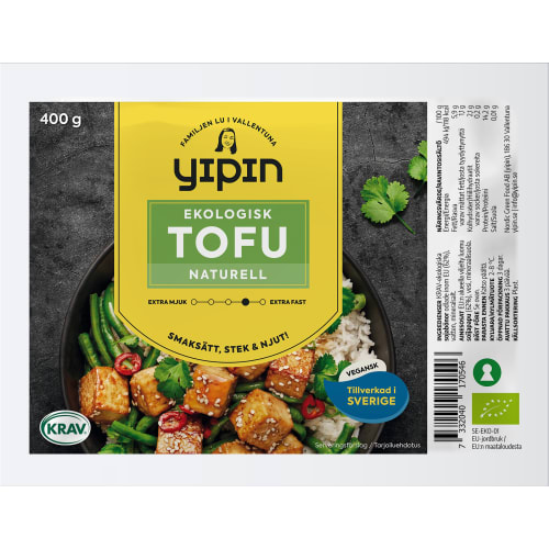 Tofu Naturell Ekologisk Vegansk
