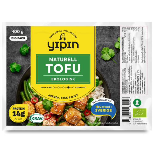 Tofu Naturell Ekologisk Vegansk
