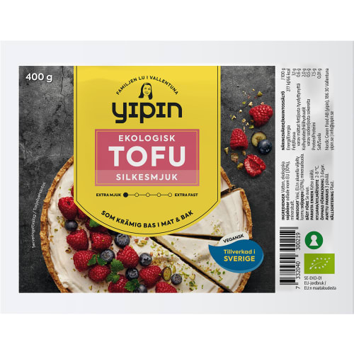 Tofu Silkesmjuk Ekologisk/vegansk