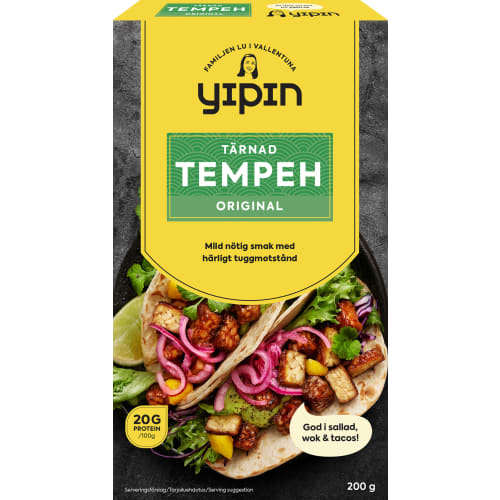 Tempeh Original Fast Tärnad/vegansk
