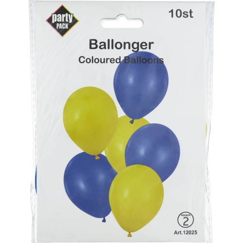Ballonger Blå/gul