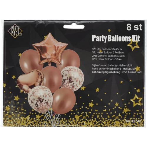 Folieballong Bukett Rosé