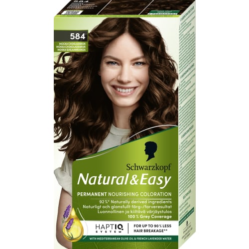 Natural 584 Mocka Chokladbrun Permanent Hårfärg