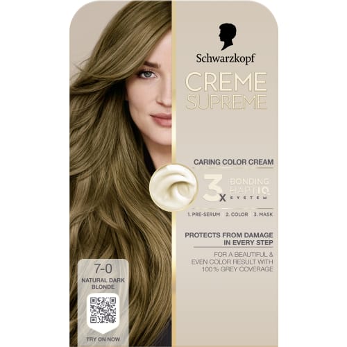 Hårfärg 7-0 Natural Dark Blonde 1-p Creme Supreme