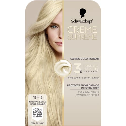 Hårfärg 9-0 Natural Light Blonde 1-p Creme Supreme