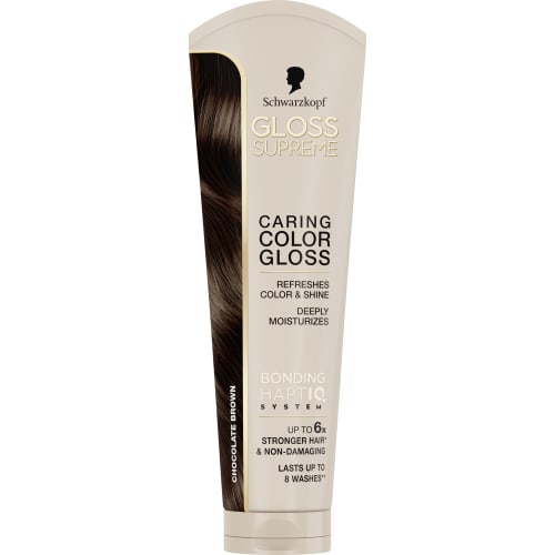 Chocolate Brown Color Gloss Toning