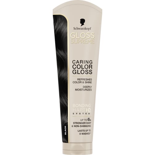 Deep Black Color Gloss Toning