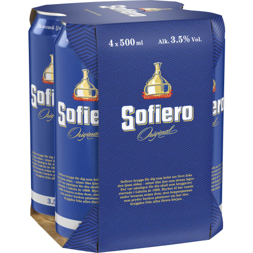 Sofiero 3,5% Lager Folköl Burk