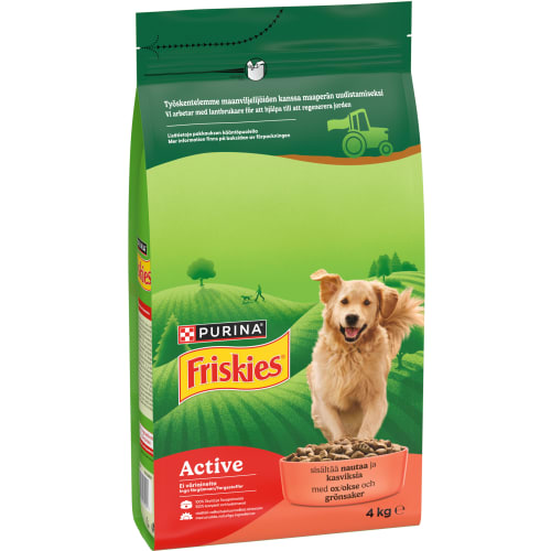 Oxe Grönsaker Purina Active Torrfoder Hund