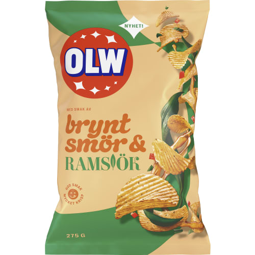 Brynt Smör Ramslök Chips