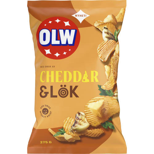 Cheddar & Lök Chips