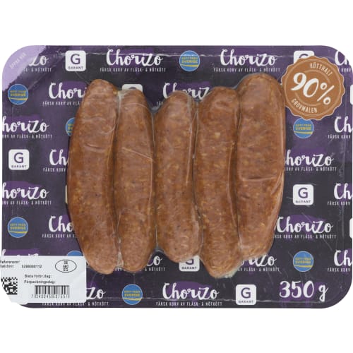 Chorizokorv Färsk Sverige
