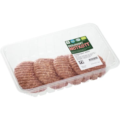 Hamburgare Nötkött 4-pack Sverige