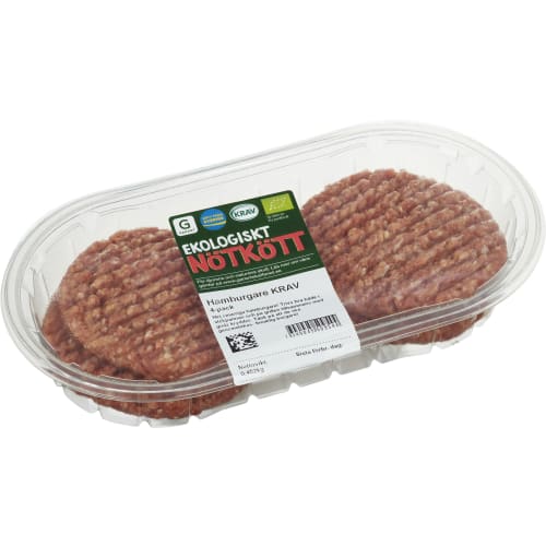 Hamburgare Nötkött 4-pack Sverige