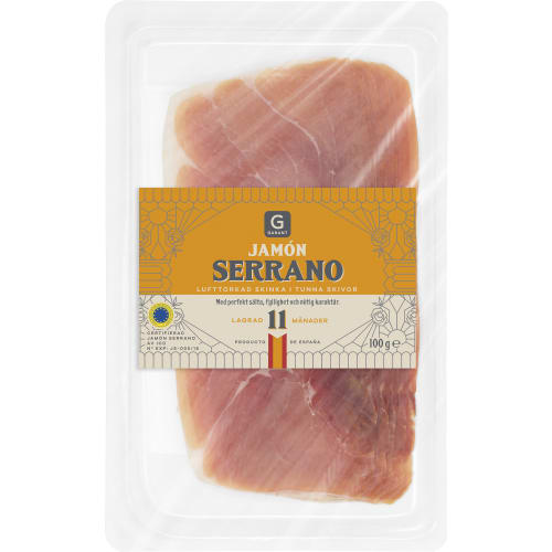 Jamon Serrano 11mån Skivad