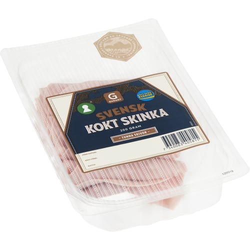 Kokt Skinka Tunna Skivor