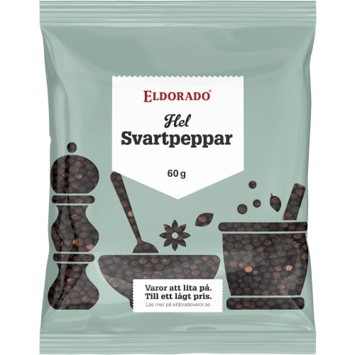 Eldorado Svartpeppar Hel Påse