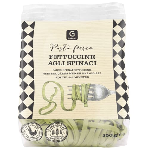 Fettuccine Agli Spinaci Färsk Pasta