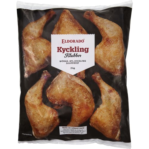 Kyckling Klubba Fryst