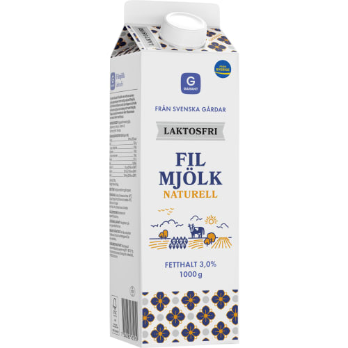 Naturell Filmjölk Laktosfri 3%