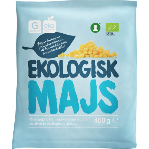 Majskorn Ekologisk Frysta