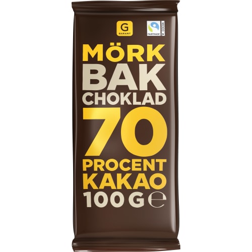 Bakchoklad Mörk 70%