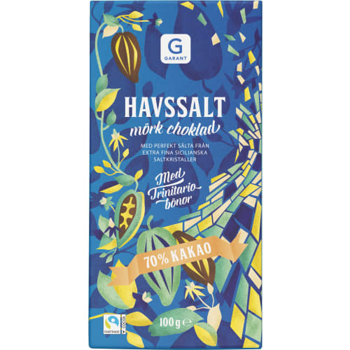 Havssalt Mörk Choklad 70% Kakao