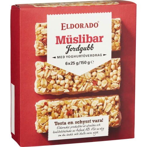 Jordgubb Müslibar 6-pack