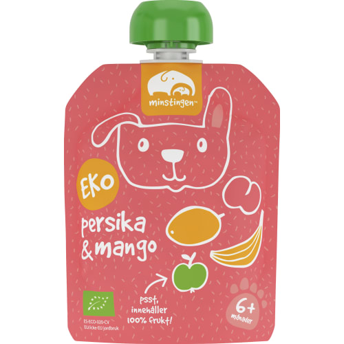 Persika Mango Klämmis Från 6 Månader