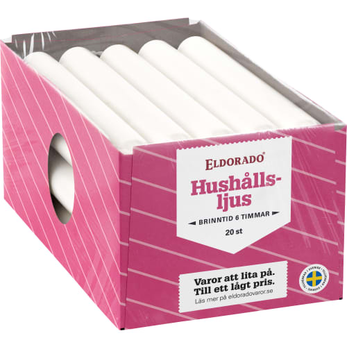 Hushållsljus Vit